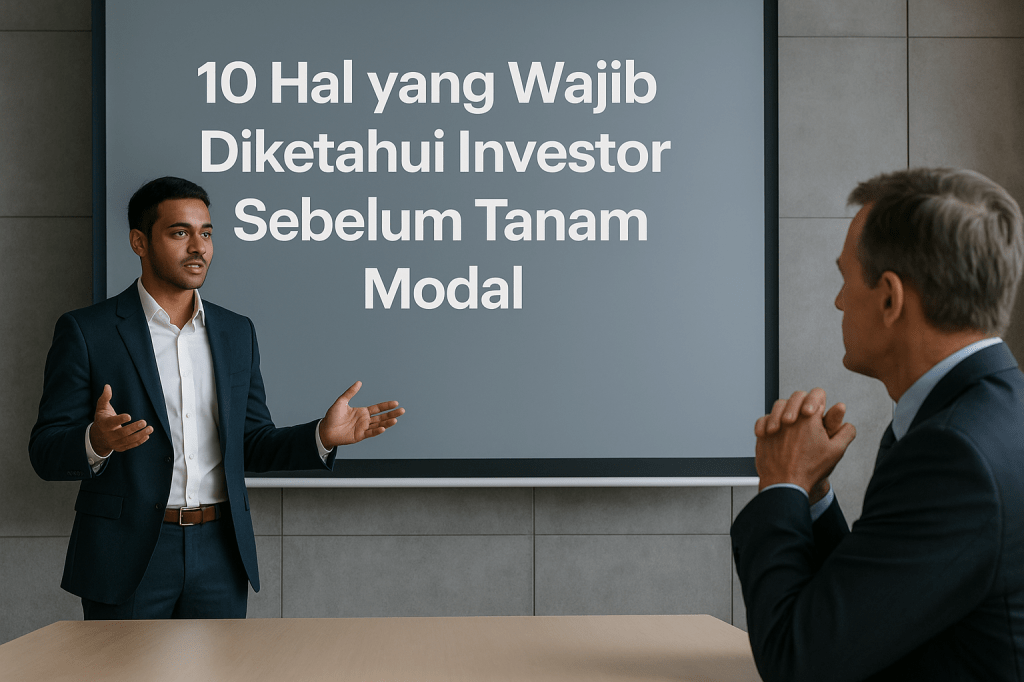 10 Hal yang Wajib Diketahui Investor Sebelum Tanam Modal